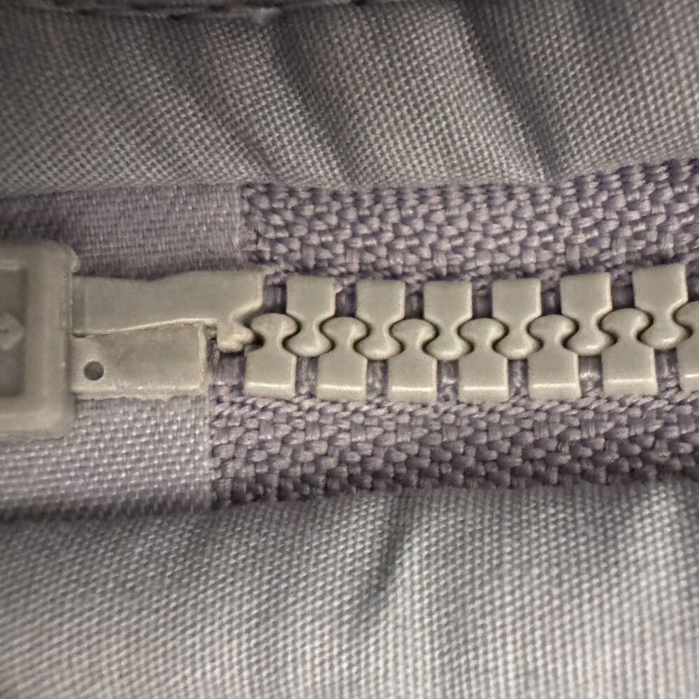 Mauve Gray/Lavender‎ Insulated Vest Fair Isle Knit Collar Medium - Picture 10 of 13